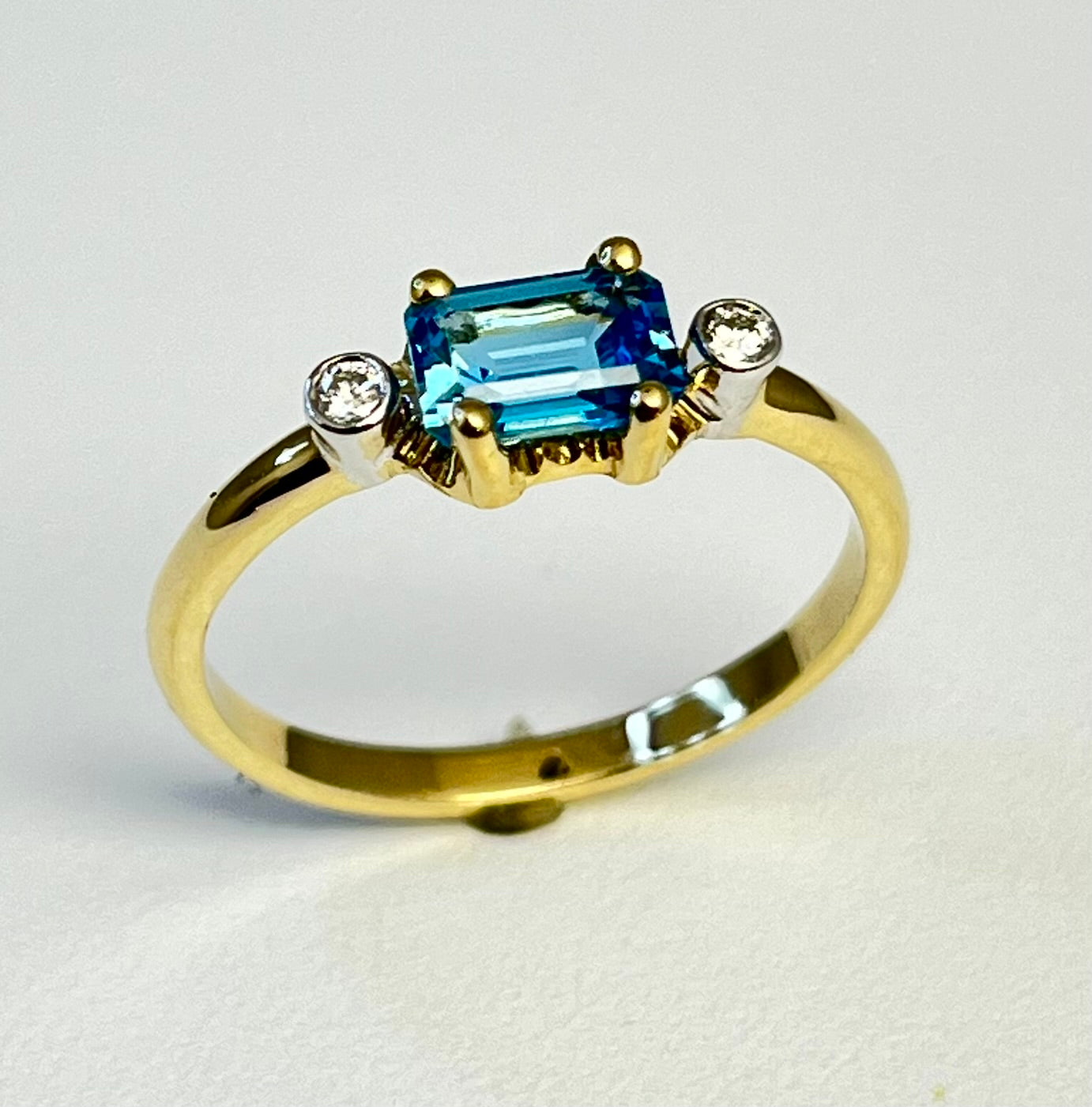 Handmade Blue Topaz Ring