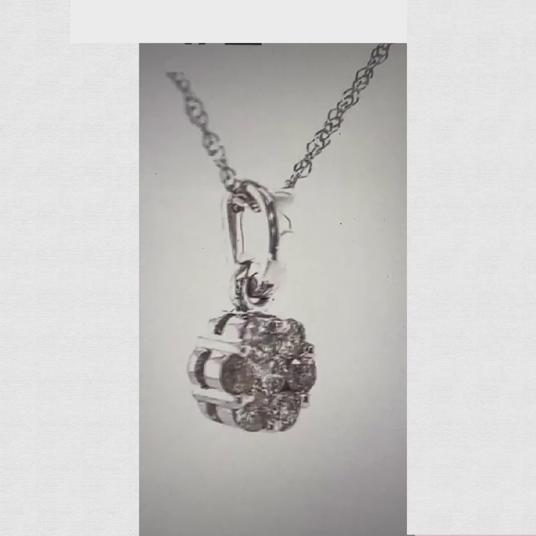 Load and play video in Gallery viewer, Natural Diamond Pendant
