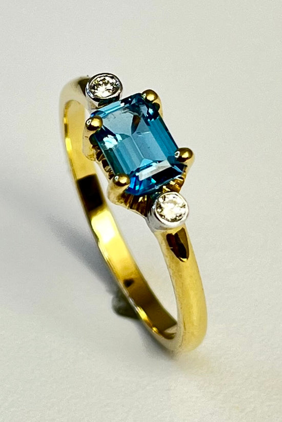 Handmade Blue Topaz Ring